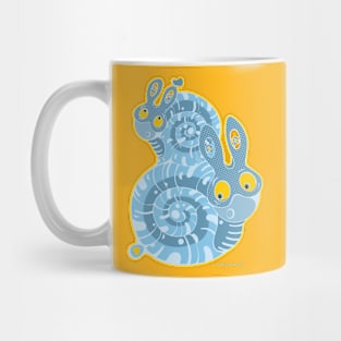 8 Snails / blue edition Mug